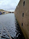 En snel de sluis weer uit.
