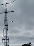 Hoog in de mast.