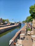 De zeehavensluis van Muiden.