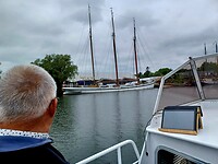 Met dit schip hebben wij gevaren op het markermeer.