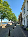 Veel kleine straatjes in Muiden.