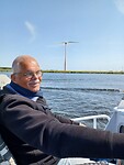 Bij de windmolens.