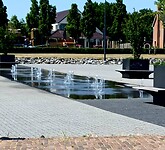 Naast de grote bank ook waterpret.