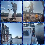 3x 20 liter diesel op de step 🙂