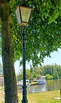 Tijdens ons rondje Sloten. Je komt altijd weer bij de haven uit.