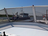 Eindelijk eens politie op het water.