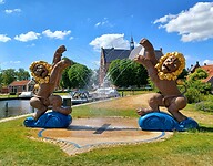 Een aparte fontein.