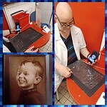 De toiletmijnheer en zijn kunst.