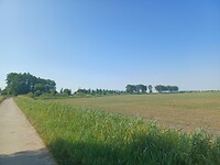 Zover moesten we lopen vanaf het station naar Hindeloopen.