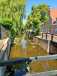 Mooie grachten in Bolsward.