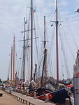 In de oude haven.
