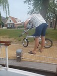 Fiets opbouwen.