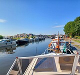 Uitzicht richting het centrum van Spakenburg.