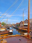 De historische haven van Spakenburg.