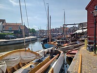 Scheepswerf in het hart van Spakenburg.