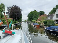 Mooi varen op de Vecht.