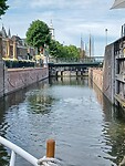 De sluis bij Muiden.