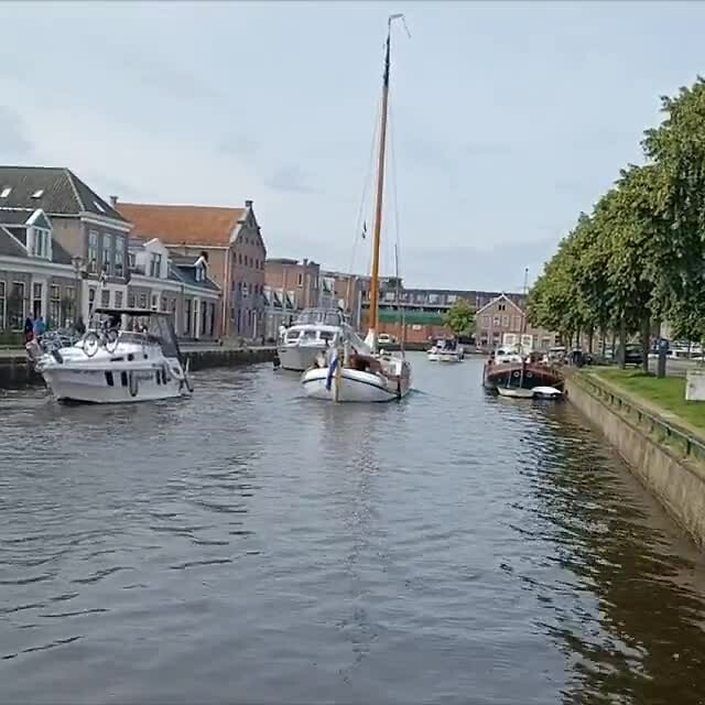 Naar een ander plekje in Sneek.