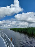 We varen weer een mooie route.