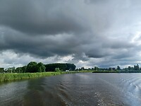 We begonnen met zo'n. Even wat bewolking.