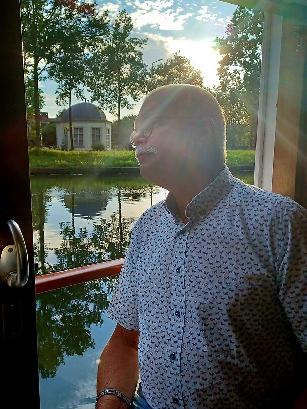 Uitzicht vanuit de boot.