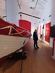 Het vroegere boothuis nu als museum ingericht