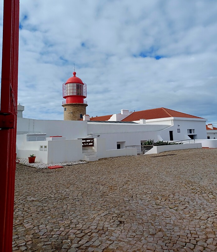 Vuurtoren bij Cabo de Sao Vicente