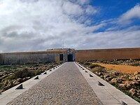 De toegang tot het fort