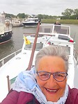 Het eerste moment dat we de haven uit vaarden