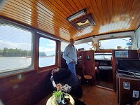 Je moet vooruit, maar ook vooral achter je kijken tijdens het varen.