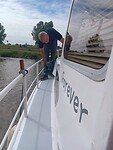 Har maakt een schoonmaak rondje.