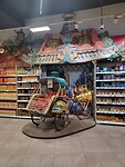 In de Duitse supermarkt die 2 Bruder is alles groot.