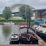 Er zijn maar een paar ligplaatsen voor de recreatievaart in Nijmegen