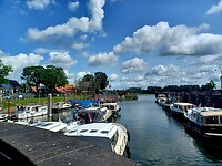 De stadshaven van Kampen.