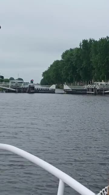 Een vlotbrug 😊