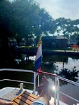 Vlak bij het sanitairgebouw