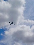 Aanvliegroute naar Schiphol.