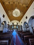 Binnenkant van het kerkje in Ribeira Brava
