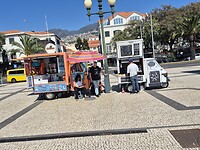 Veel foodtrucks in Funchal