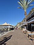 Leuke boulevard van Calheta