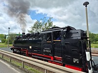 Stoomtrein onderweg