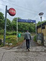 Op naar het station