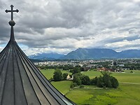 Mooi zicht op Salzburg