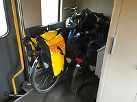 Fietsen in de trein terug