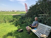 Voor het B&B bij Durgerdam