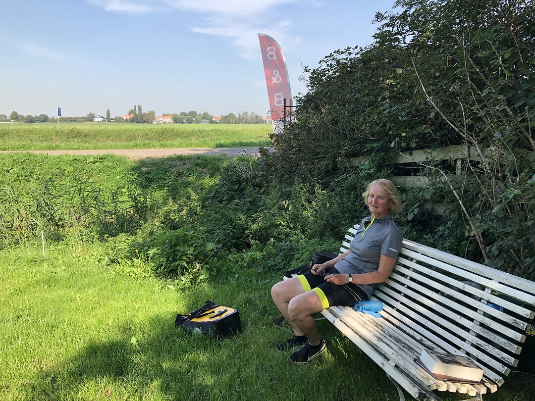Voor het B&B bij Durgerdam