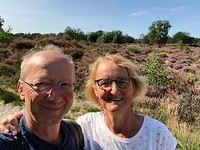 Miriam en Leo op de heide