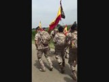 militairen onderweg...
