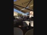 Eerste terrasje in Zagreb!