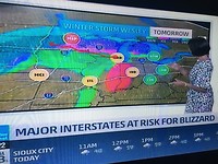 Interstates blizzards
